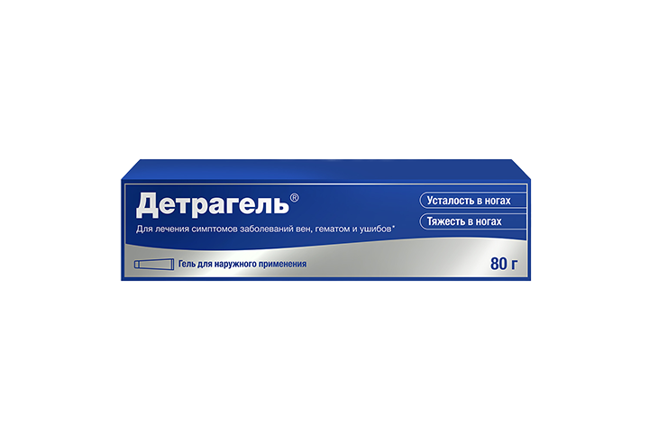 Детрагель гель д/нар прим 80г
