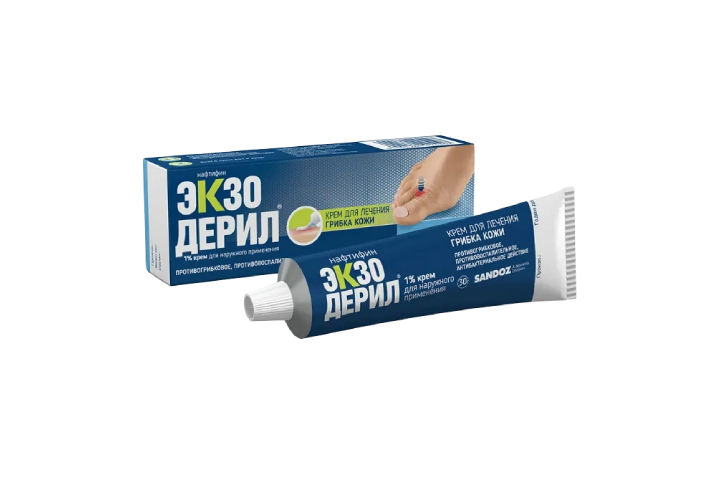 Экзодерил 1% крем д/нар прим 30г