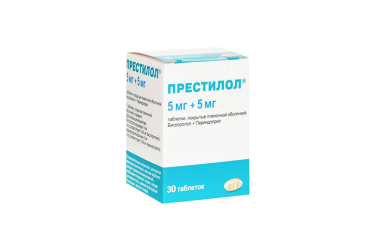Престилол 5мг+5мг табл п/пл/о №30