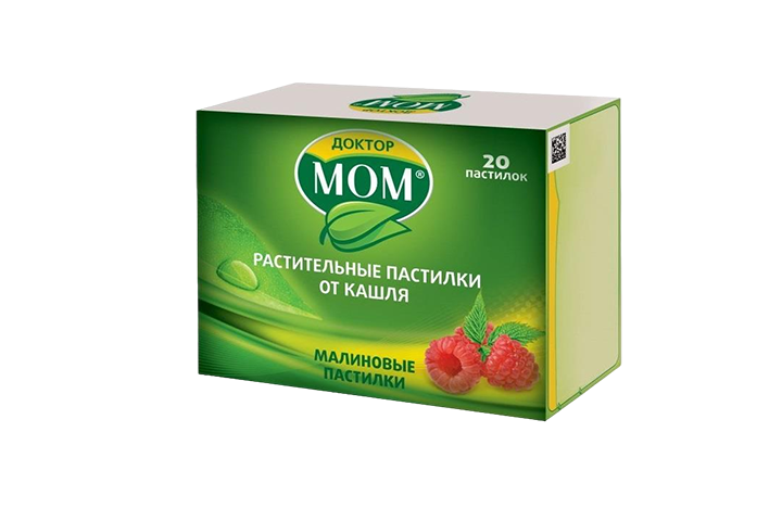 Доктор МОМ паст д/рассас №20 малина