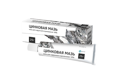 Цинковая 10% мазь д/нар прим 25г