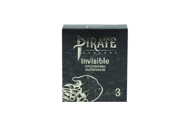 Пират Презервативы ультратонкие №3