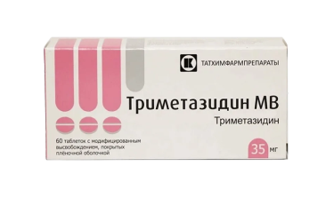 Триметазидин МВ 35мг табл п/пл/о модиф/высвоб №60