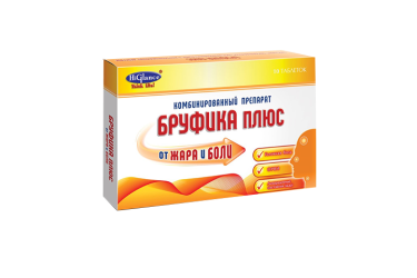 Бруфика Плюс 400мг+325мг табл №10