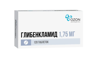 Глибенкламид 1,75мг табл №120