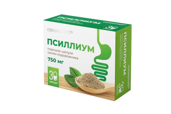 Консумед Псиллиум пор шелухи семян подорожника капс №30