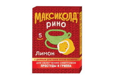 Максиколд Рино пор д/приг р-ра д/пр внутрь 15г пак №5 лимон