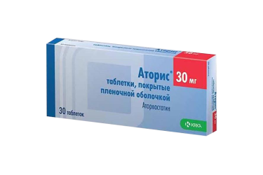 Аторис 30мг табл п/пл/о №30