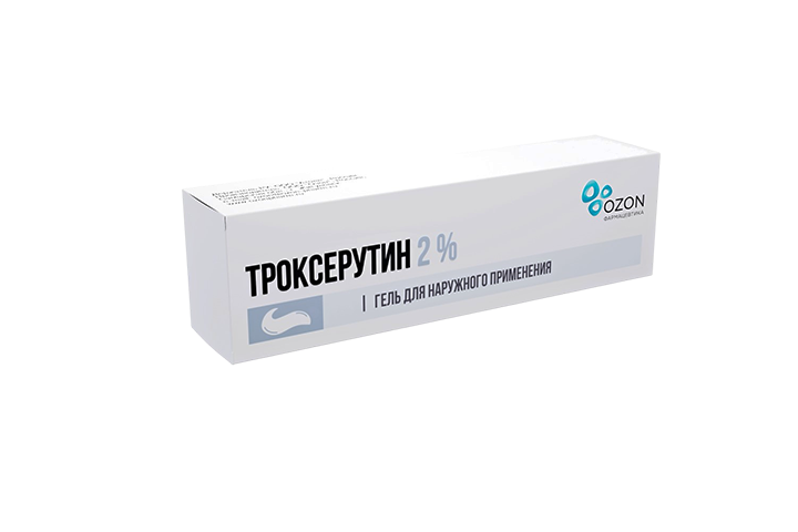 Троксерутин 2% гель д/нар прим 100г