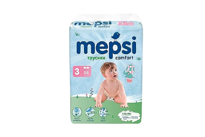 Мепси Подгузники-трусики р.M/6-11кг 58шт