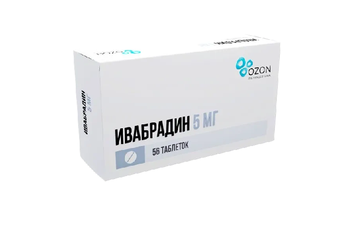 Ивабрадин 5мг табл п/пл/о №56