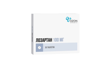 Лозартан 100мг табл п/пл/о №30