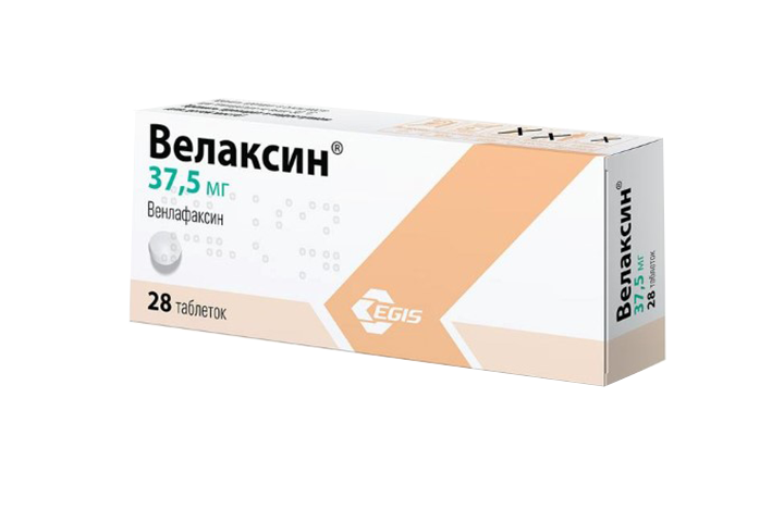 Велаксин 37,5мг табл №28