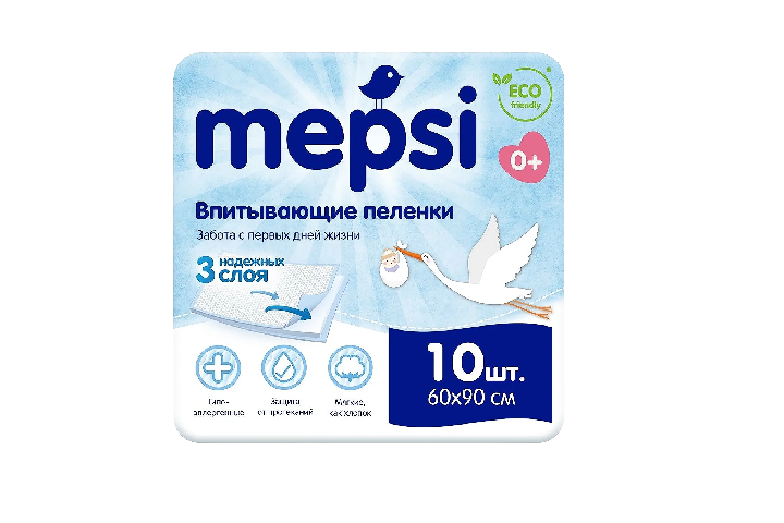 Мепси Пеленки впит 60х90см 10шт