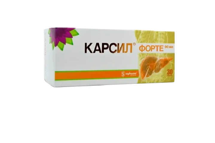 Карсил Форте 90мг капс №30