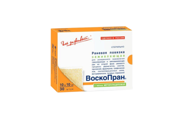 Воскопран Повязки с мазью метилурацила 10% 30шт