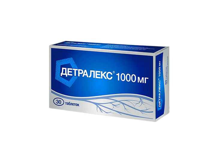 Детралекс 1г табл п/пл/о №30