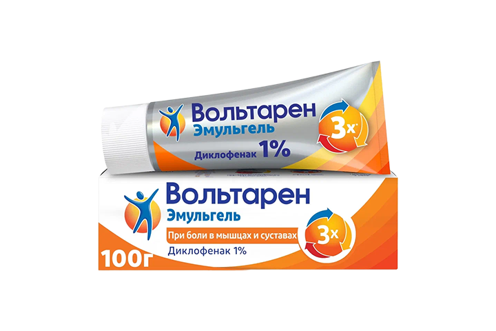 Вольтарен Эмульгель 1% гель д/нар прим 100г