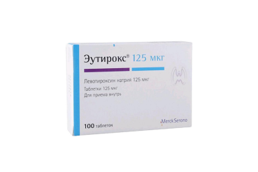 Эутирокс 125мкг табл №100