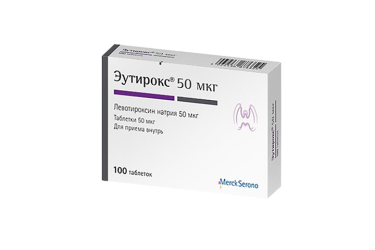 Эутирокс 50мкг табл №100
