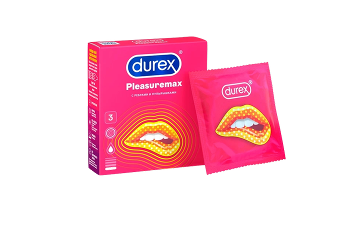 Дюрекс Презервативы Pleasuremax с ребр и пупыр №3