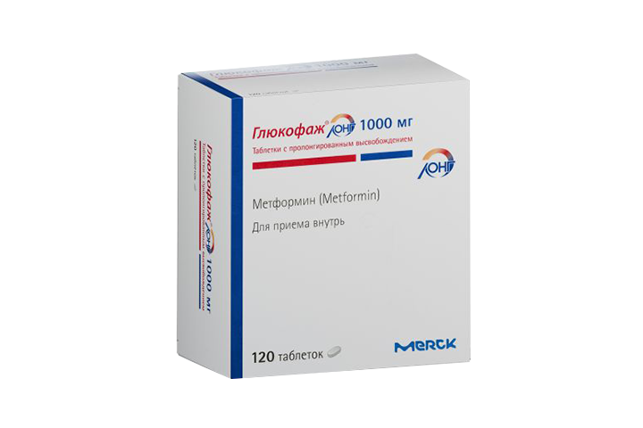 Глюкофаж лонг 1000мг табл пролонг №120