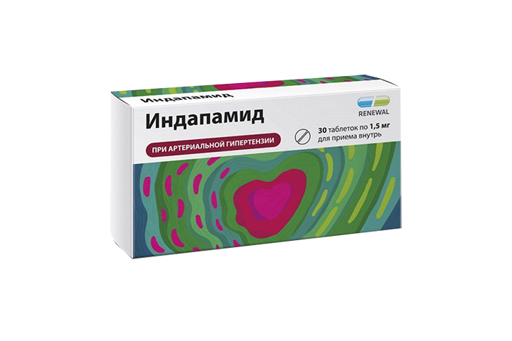 Индапамид 1,5мг табл п/пл/о пролонг №30