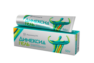 Димексид 25% гель д/нар прим 50г