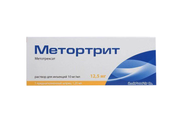 Метортрит 10мг/мл р-р д/и 1,25мл шпр №1 с иглой
