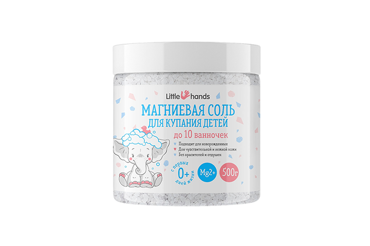 Little Hands Магниевая соль д/куп детей 500г 0+