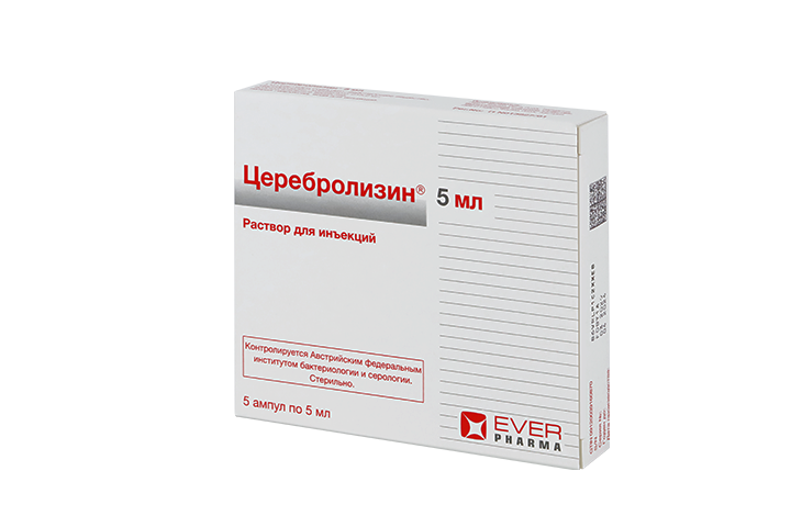 Церебролизин р-р д/и 5мл амп №5