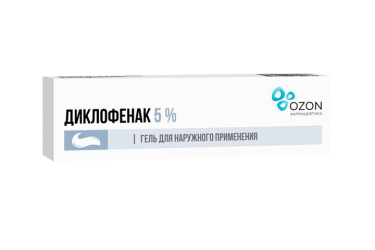 Диклофенак 5% гель д/нар прим 50г