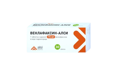 Венлафаксин-АЛСИ 75мг табл №30