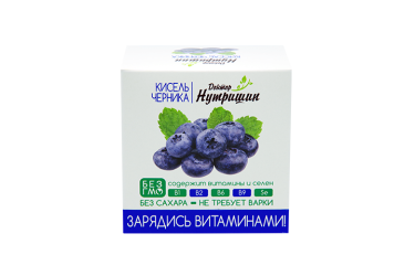 Доктор Нутришин Кисель Черника б/сах 25г