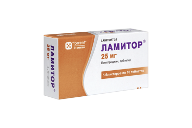 Ламитор 25мг табл №50