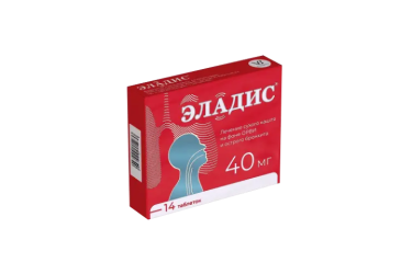 Эладис 40мг табл п/пл/о №14