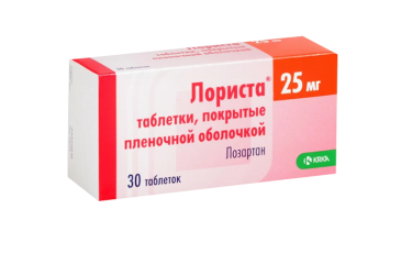 Лориста 25мг табл п/пл/о №30