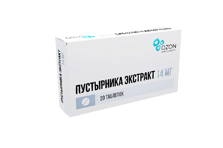 Пустырника экстр 14мг табл №20