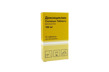 Доксициклин Солюшн Таблетс 100мг табл дисперг №10
