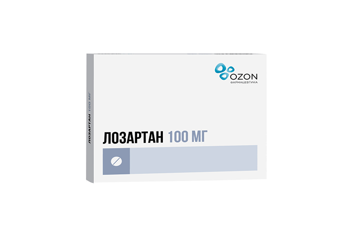 Лозартан 100мг табл п/пл/о №60