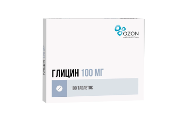 Глицин 100мг табл подъяз №100