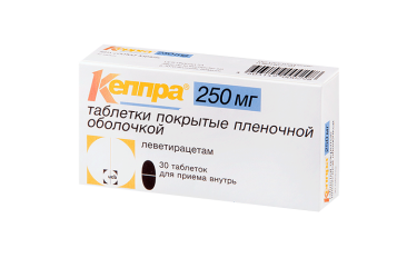 Кеппра 250мг табл п/пл/о №30