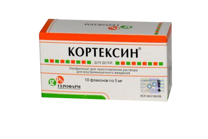 Кортексин 5мг лиоф д/приг р-ра в/м фл №10