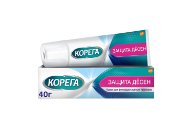 Корега крем д/фикс зубных протезов Защита десен 40г