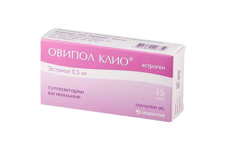 Овипол Клио 0,5г супп ваг №15