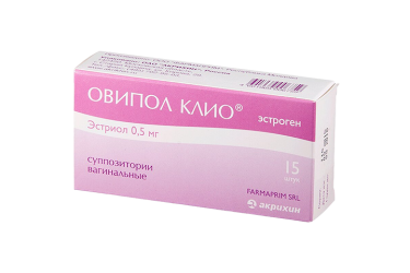 Овипол Клио 0,5г супп ваг №15