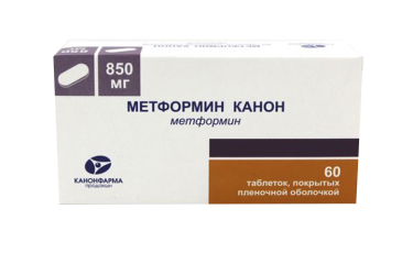 Метформин Канон 850мг табл п/пл/о №60