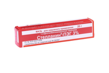 Стелланин-ПЭГ 3% мазь д/нар прим 20г