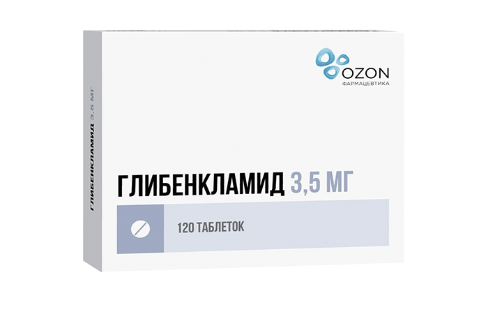Глибенкламид 3,5мг табл №120
