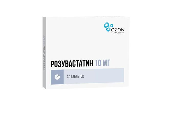 Розувастатин 10мг табл п/пл/о №30